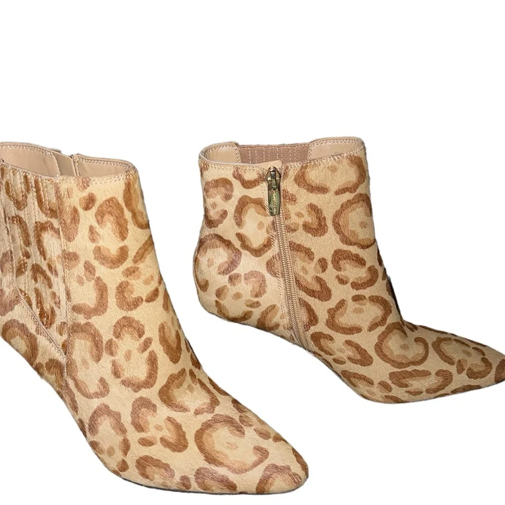 NEW Vince Camuto Ambind Bootie Calf Hair Leather